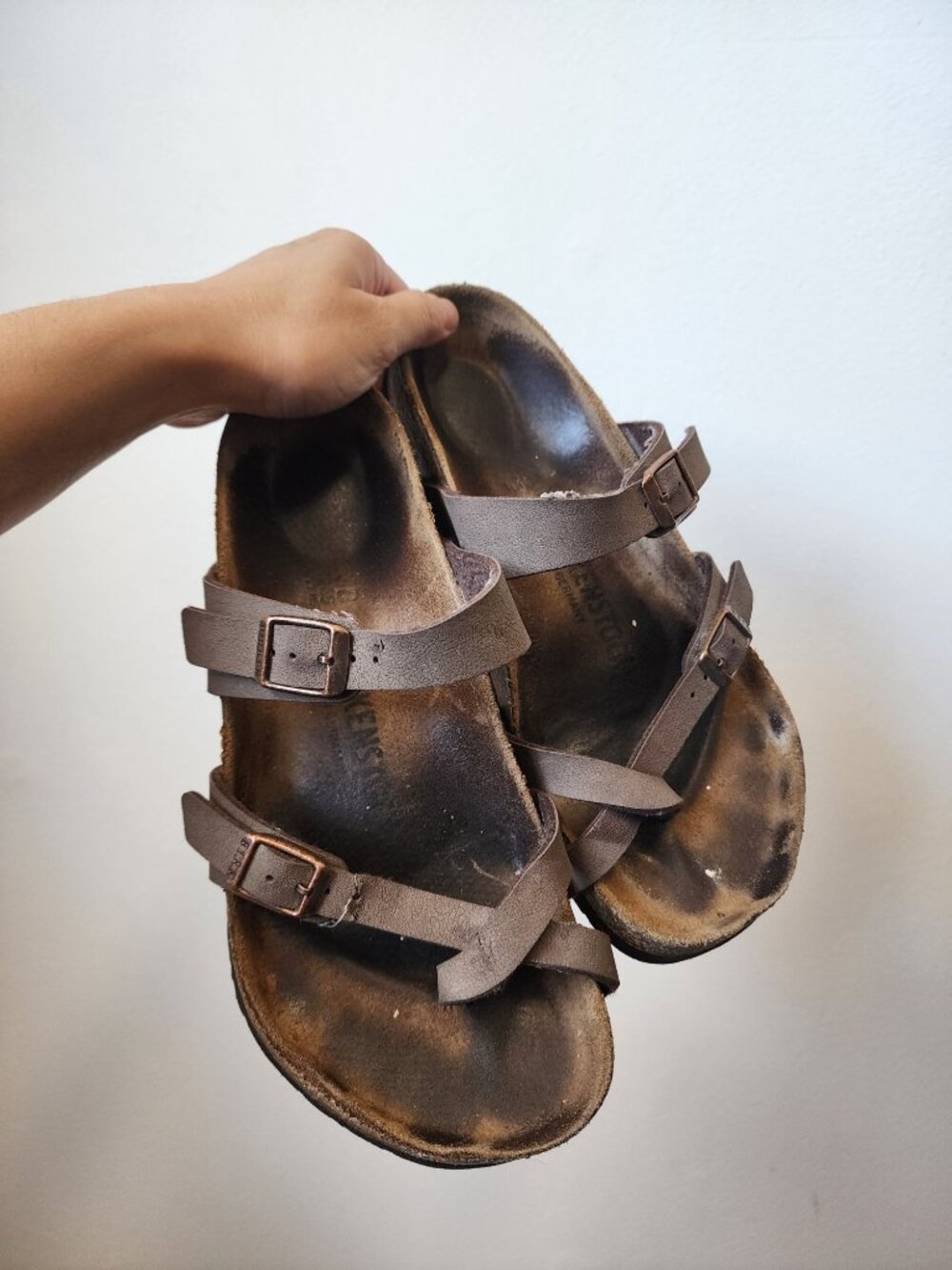 Birkenstock Mayari light brown leather sandal 38 7/7.5